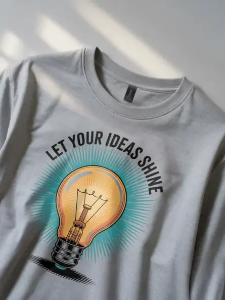 Creative Light Bulb T-Shirt – Retro Design - Image 11