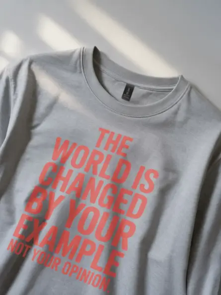 Motivational Quote T-Shirt with Powerful Leadership Message - Image 2