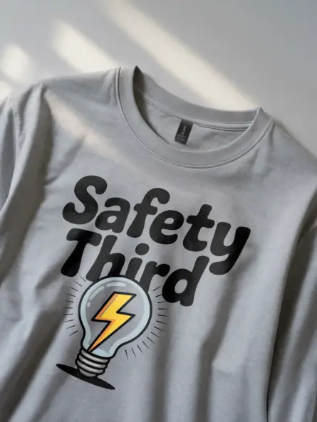 Bold Safety Third T-Shirt for Engineers & Tradesmen - Image 3
