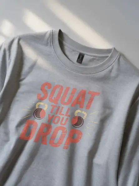 Squat Till You Drop T-Shirt - Image 3