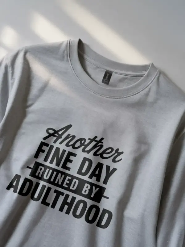 grey Lifestyle view of dark heather nurse adulthood shirt