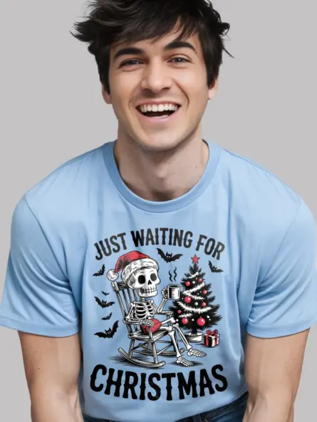 Hilarious Skeleton Christmas T-Shirt for Holiday Rebels - Image 6
