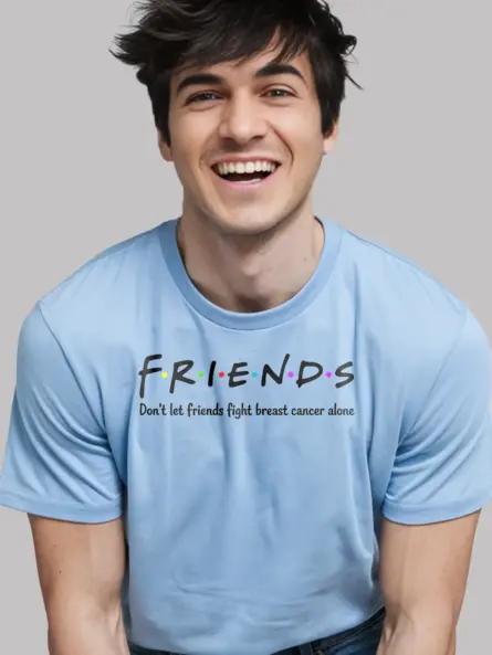 Friends Don’t Let Friends Breast Cancer Alone Shirt – Funny Squad Tee - Image 6