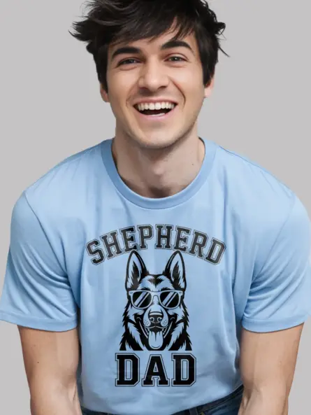 Bold German Shepherd Dad Shirt – Funny Dog Lover Gift Tee - Image 6