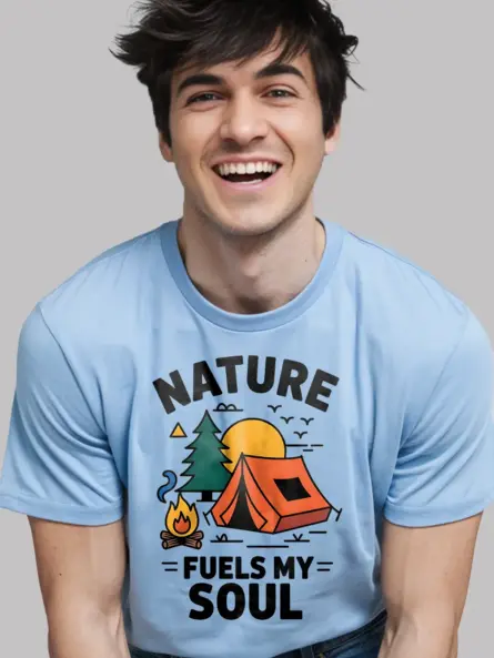 Retro Camping Nature Shirt “Nature Fuels My Soul” Design - Image 6