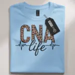 cna life leopard print shirt
