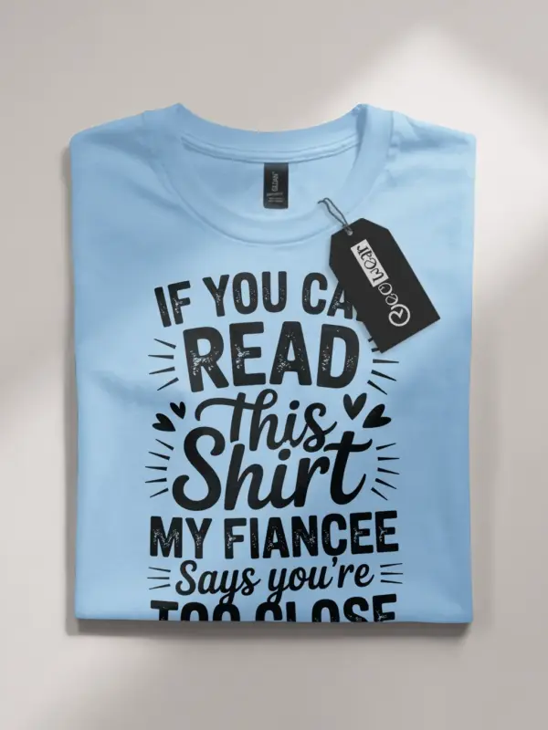 funny engaged couple t-shirt
