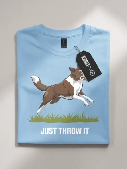 border collie fetch t-shirt