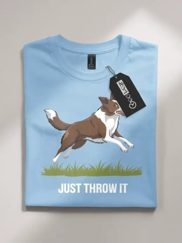 border collie fetch t-shirt