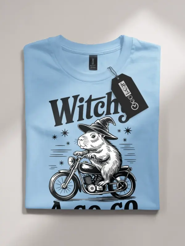 Light Blue – Witchy A Go Go witchy capybara t-shirt