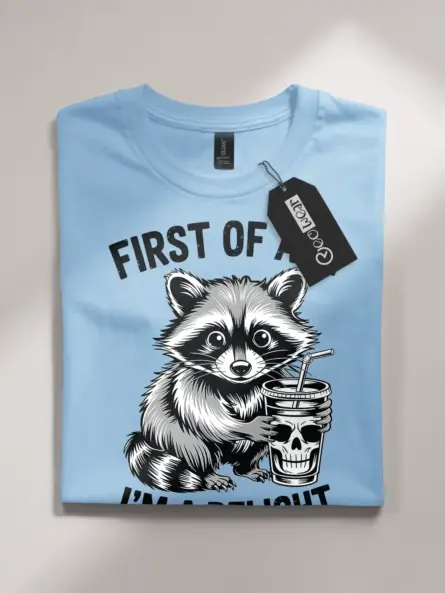 Hilarious Funny Raccoon Delight T-Shirt for Meme Fans - Image 7