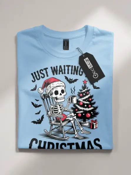 Hilarious Skeleton Christmas T-Shirt for Holiday Rebels - Image 4