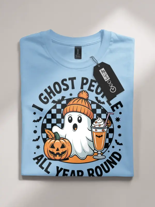 introvert ghost t-shirt
