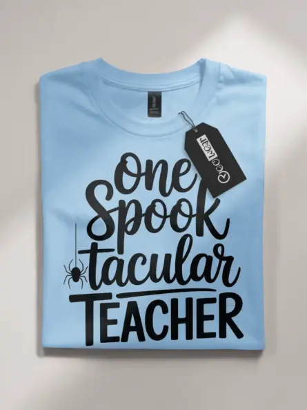 One Spooktacular Teacher Shirt – Cute Halloween Tee for Classroom Fun - Image 4
