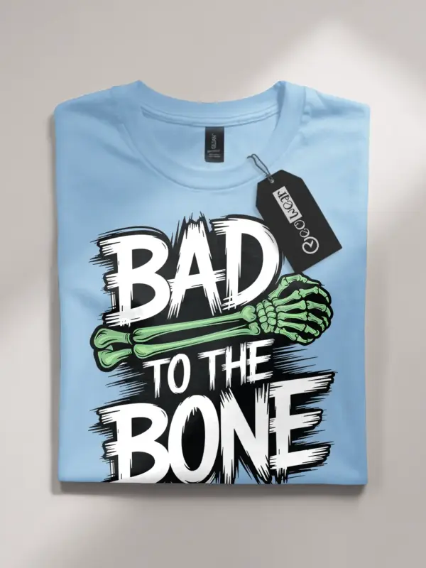 punk skeleton Halloween t-shirt