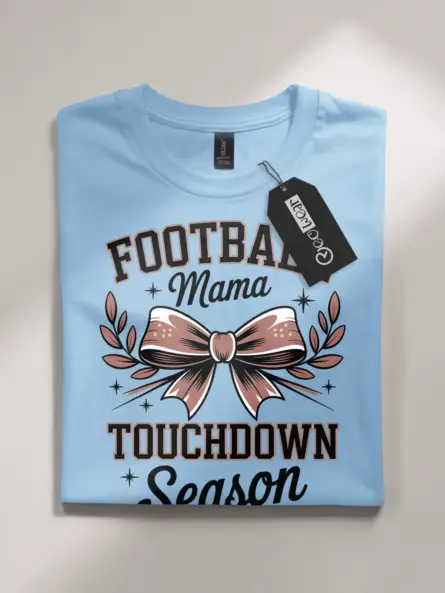 Stylish Football Mama T-Shirt for Game Day Wins - Image 4
