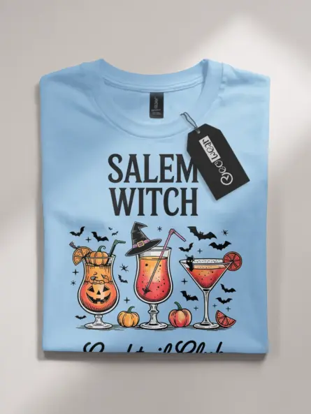 Salem witch cocktail club shirt