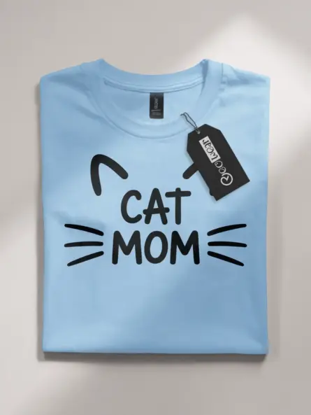 Minimalist Cat Mom T-Shirt – Cute Gift for Pet Lovers & Moms - Image 4
