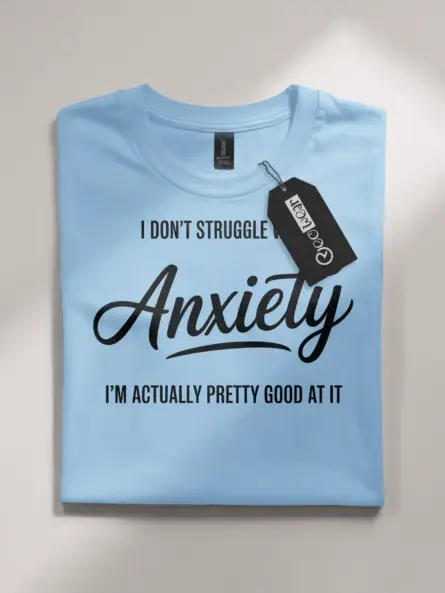 Funny Anxiety T-Shirt for Mental Health Pros - Image 4