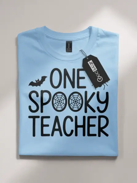 Adorable One Spooky Teacher Shirt – Halloween Tee for School Staff - Image 4