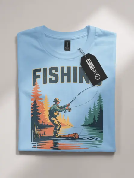 Retro FishingT Shirt – Vintage Expedition Tee for Fly Fishermen & Outdoor Fans - Image 4