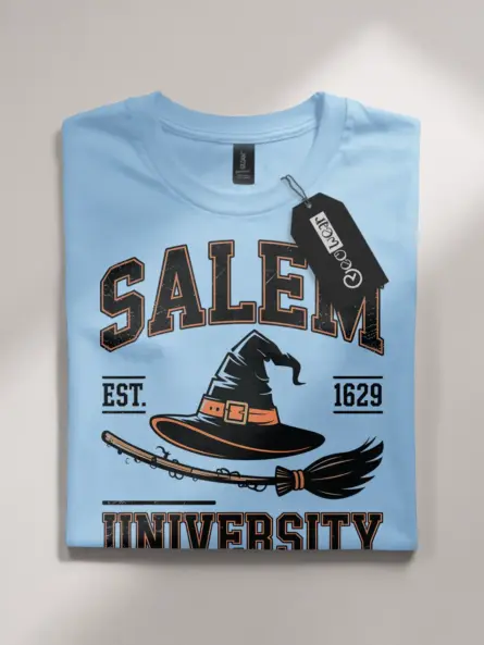 Bold Salem University Witch Shirt – Vintage Academia Tee - Image 4