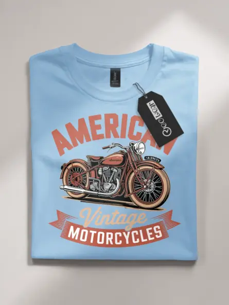 Epic American Vintage Motorcycle T-Shirt – Retro Ride Style - Image 4