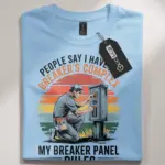 breaker panel t-shirt for electricians