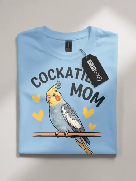 cockatiel mom t-shirt