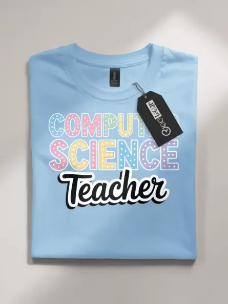 Computer Science Teacher Shirt – Pastel STEM Power Tee - Image 4