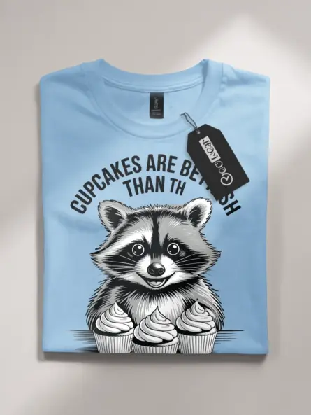 Adorable Cupcake Teacher Shirt – Sweet Raccoon Classroom Humor - Image 4