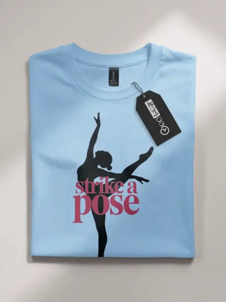 Strike a Pose Dance Pose T-Shirt for Performers & Students - Image 4