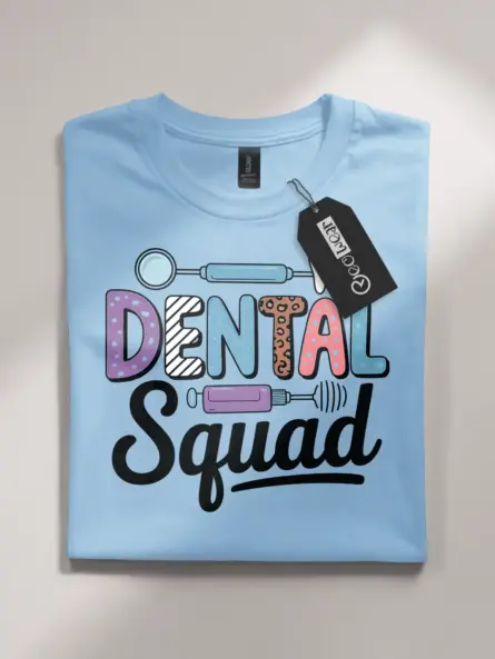 Playful Dental Squad T-Shirt for Dental Teams - Image 4
