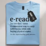 e-reader definition t-shirt