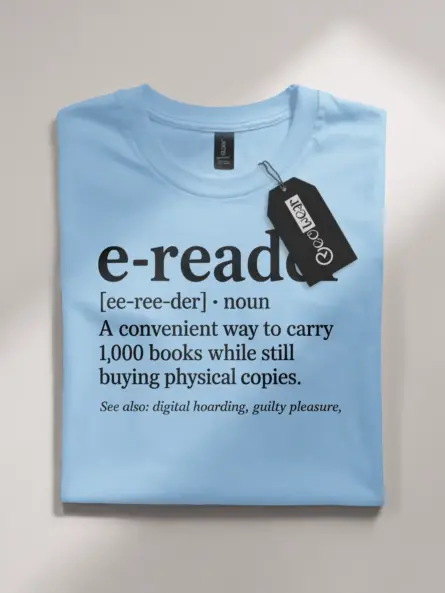 e-reader definition t-shirt