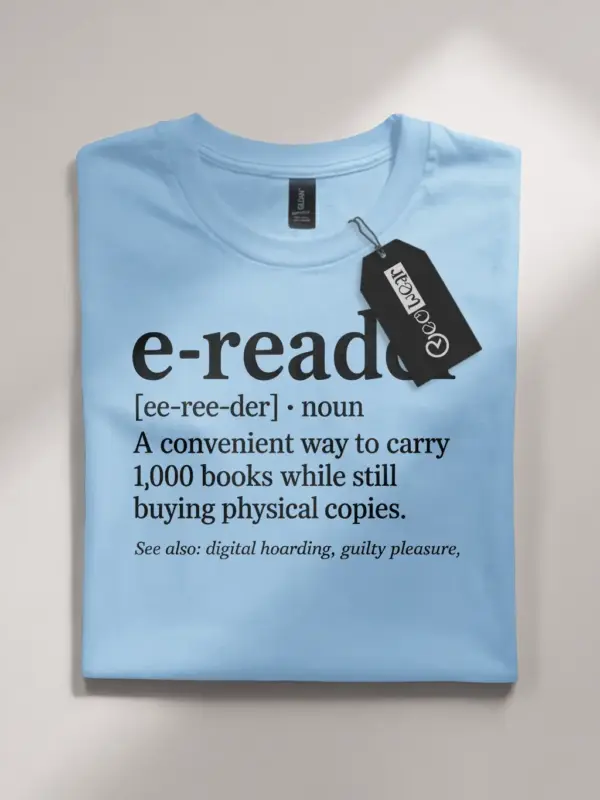 e-reader definition t-shirt
