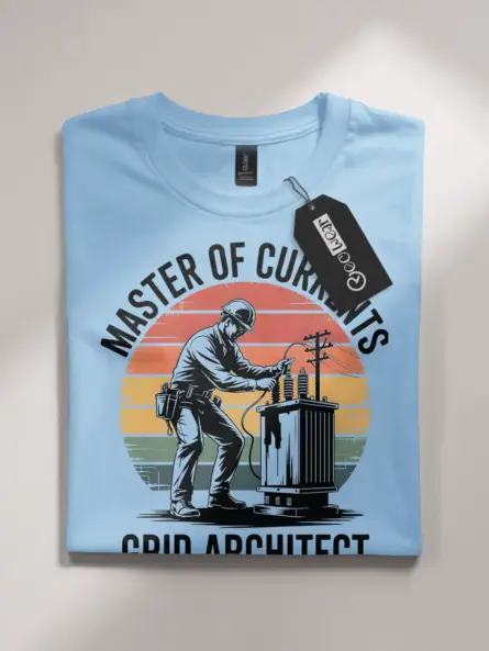 Electrician Vintage T-Shirt – Masters of Currents - Image 4
