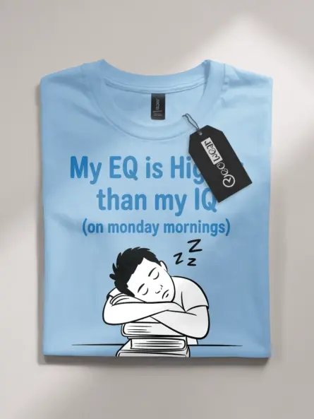 Emotional Intelligence Shirt – Funny EQ vs IQ Tee for Students & Introverts - Image 4