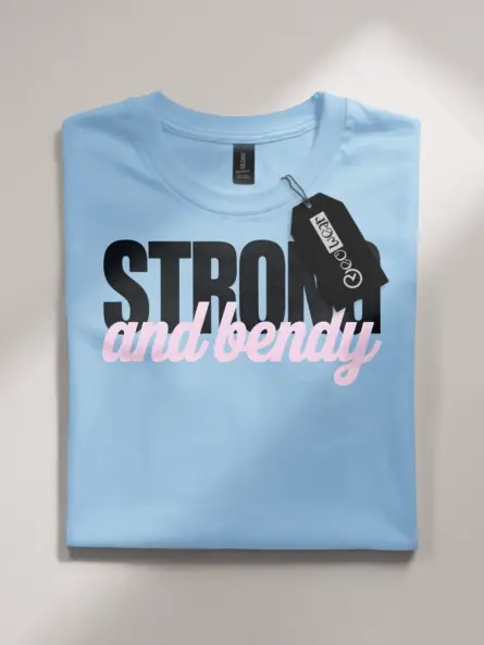 Empowering Flexibility T-Shirt – Strong and Bendy Yoga Tee - Image 4