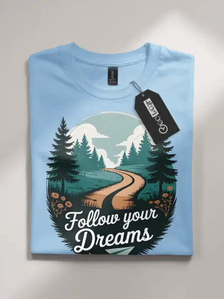 Follow Your Dreams Adventure Shirt – Vintage Nature Tee - Image 4