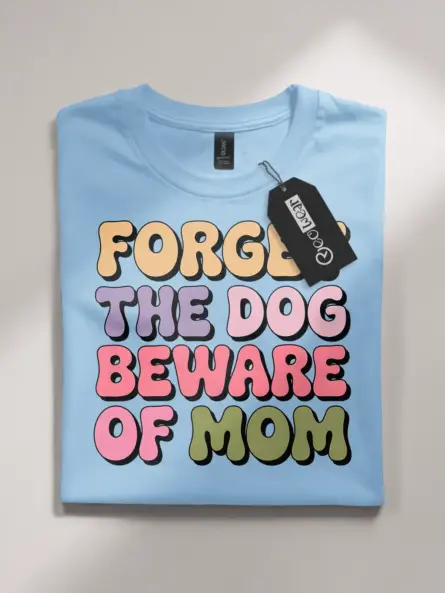 Funny Retro Beware of Dog Mom Shirt – Hilarious Gift for Pet Moms - Image 4