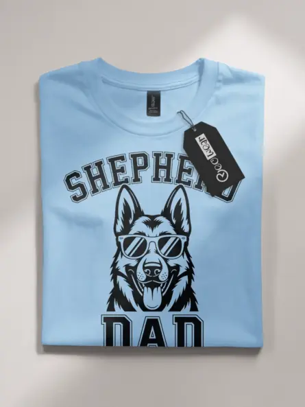 Bold German Shepherd Dad Shirt – Funny Dog Lover Gift Tee - Image 4