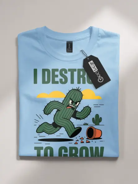 Growth Mindset Cactus T-Shirt for Mental Health Advocates - Image 4