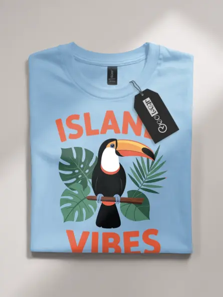 Island Vibes T-Shirt for Summer Vacation – Tropical Retro Tee - Image 4
