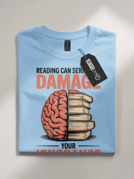 Reading Brain Shirt – Clever Educational Tee for Book Lovers - Image 4