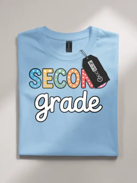 Second Grade Teacher Shirt – Colorful Back to School Tee - Image 4