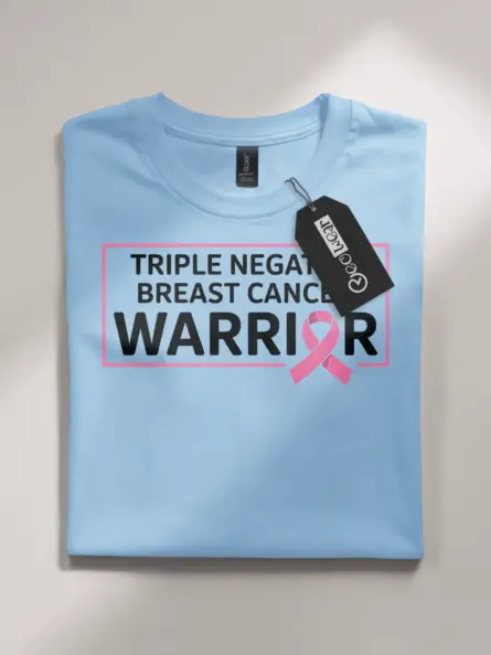 Triple Negative Breast Cancer Warrior Shirt – Clean Bold Statement - Image 7