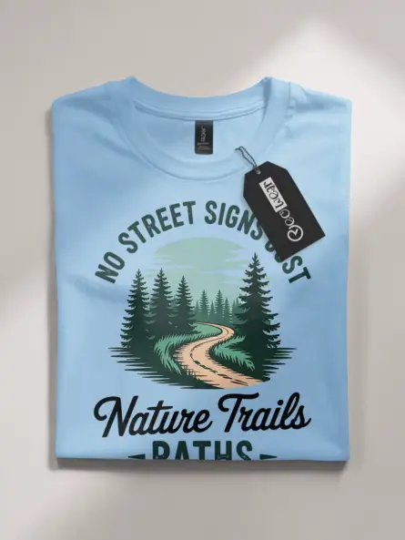 Vintage Nature Trail T-Shirt for Outdoor Explorers - Image 4