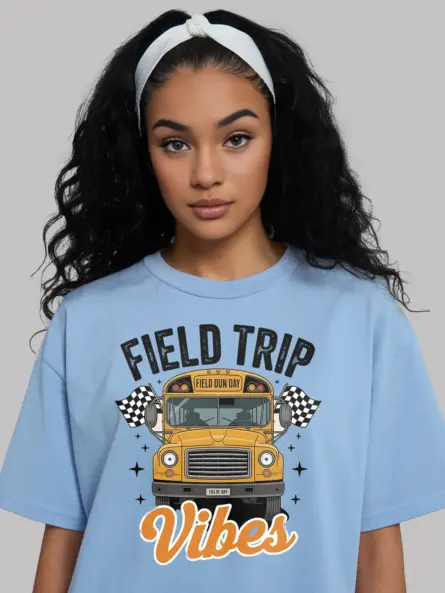 Field Trip Shirt – Vintage School Bus Vibes Tee for Teachers - Image 6