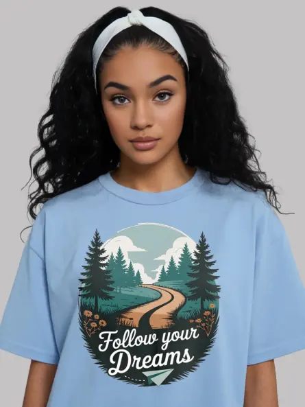 Follow Your Dreams Adventure Shirt – Vintage Nature Tee - Image 6